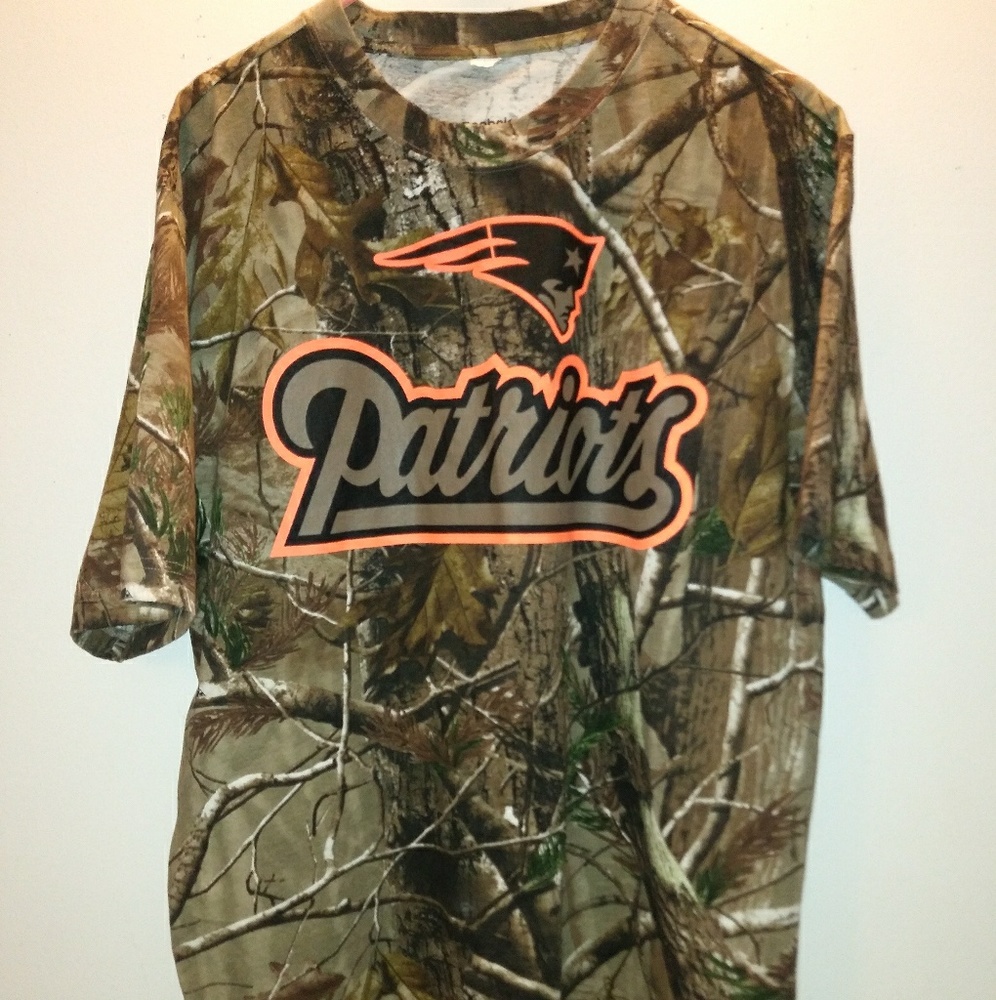 Camo Reebok Patriots shirt